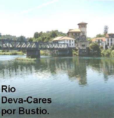 Río Deva_Cares a su paso por Bustio-Unquera