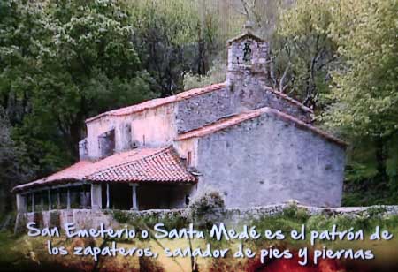Ermita de Santa Medé patrona de Pimiango (Riobadedeva-Asturias-Espàña)