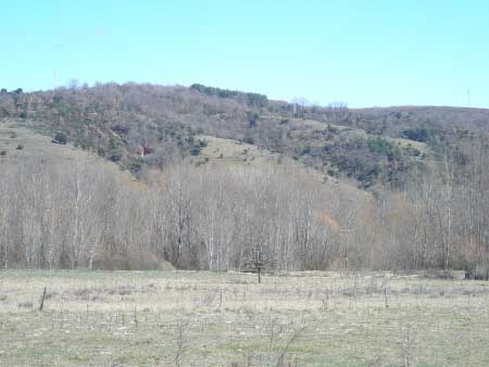 Ribera del río Bernesga a la altura de Cuadros (León)