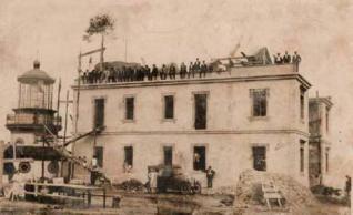 El Faro de Cabo Peñas en 1929(Asturias-España).